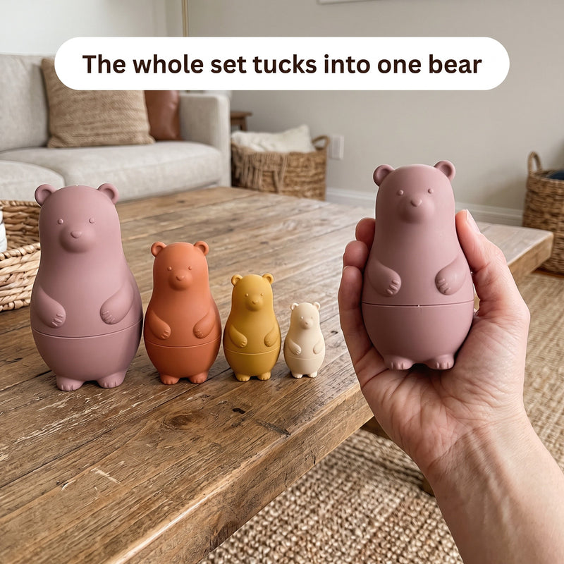 Silicone Nesting Bears
