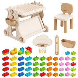 Multi-Activity Block Learning Table & Chair Set