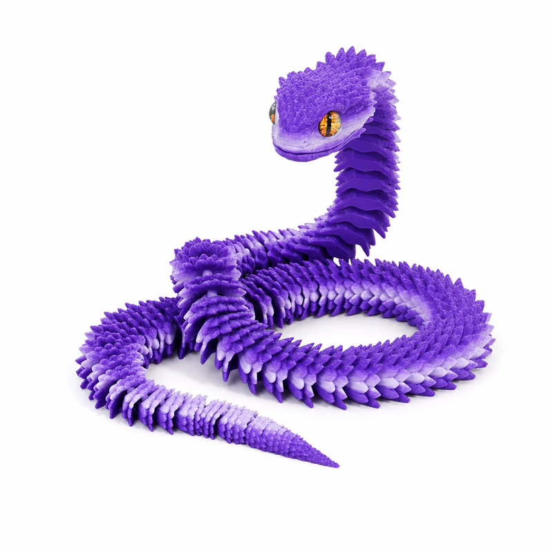Articulated 3D-Printed Viper Snake