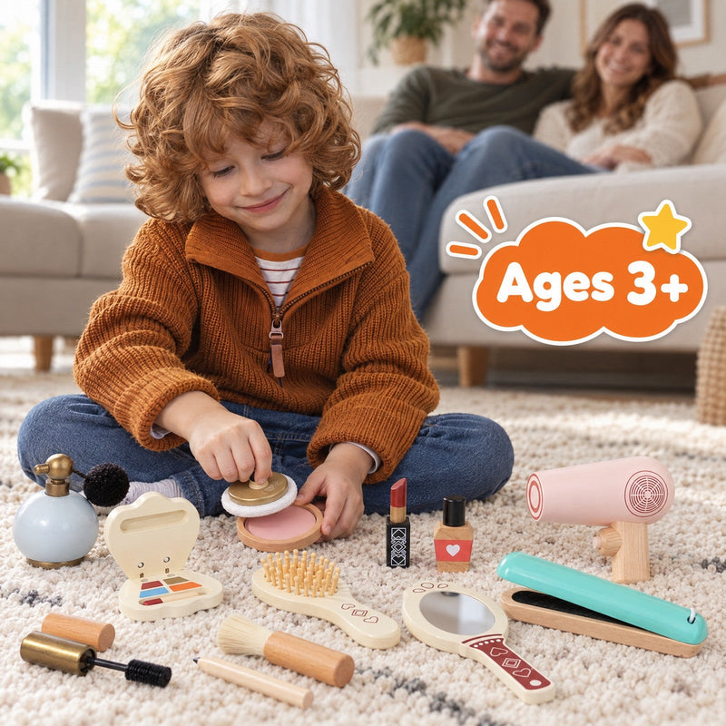 Wooden Pretend Play Makeup Set