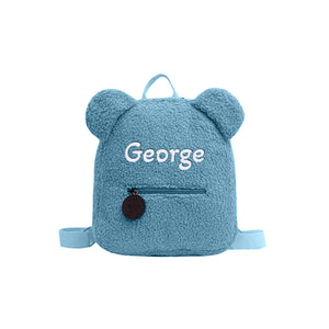 Teddy Buddy Custom Name Backpack