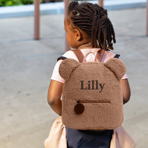 Teddy Buddy Custom Name Backpack