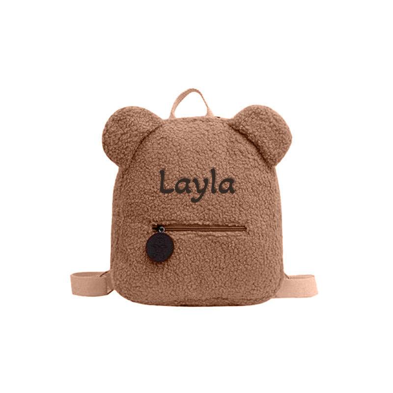 Custom Name Teddy Bear Backpack