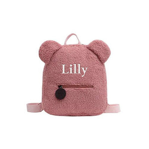 Teddy Buddy Custom Name Backpack